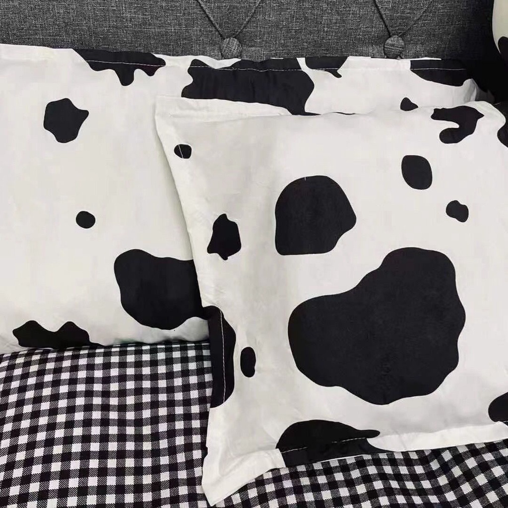 Đen Vỏ Gối Đơn / Đôi Họa Tiết Sọc Caro Trắng Đen Đơn Giản Trang Trí Phòng Ngủ