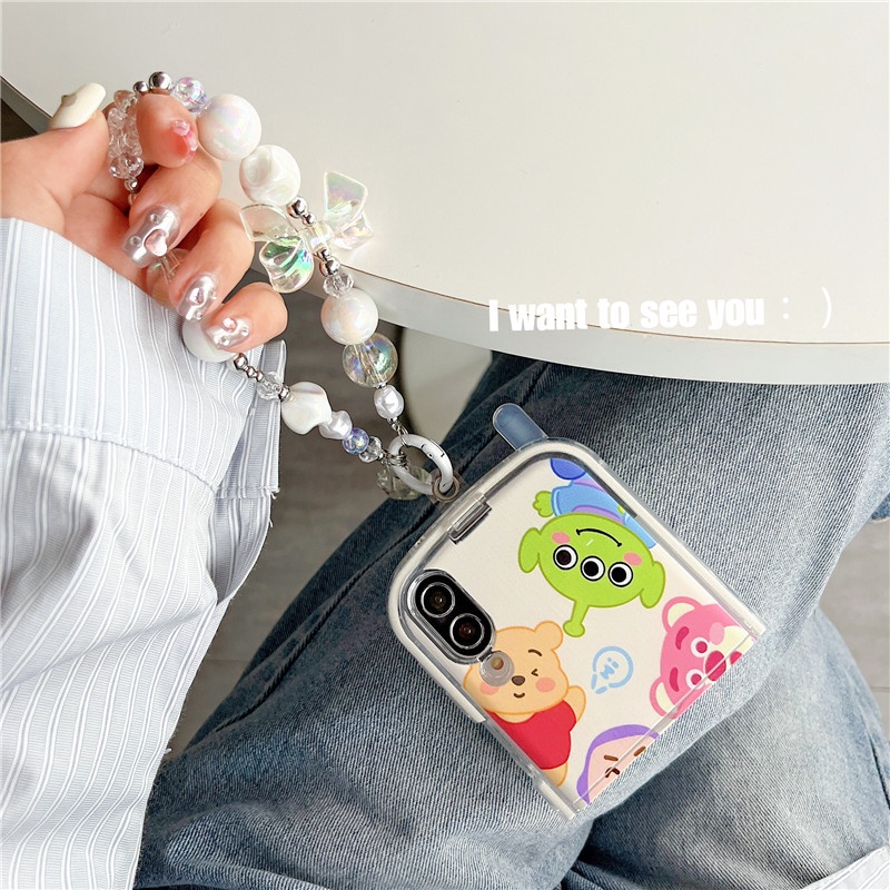Bao Da Điện Thoại Nắp Lật Mềm Chống Sốc Hình toy story Cho samsung galaxy z flip5 z flip 3 flip 4 5g Ốp