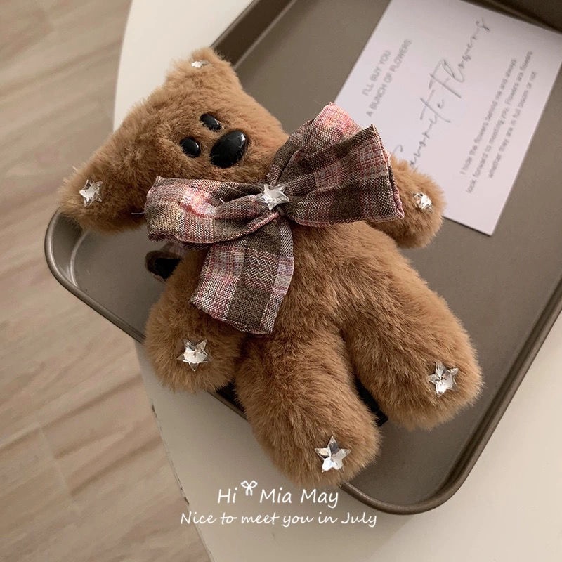 Búp Bê Âm Thanh mr... mr... Handou Kẹp Tóc Hình Chú Gấu teddy / Cá Mập Nhồi Bông Nhỏ Xinh Xắn Cxbpi01.vn1011