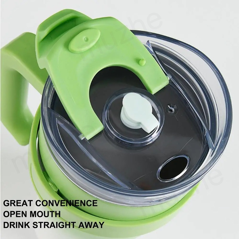 Cốc giữ nhiệt 40oz có ống hút, Cốc giữ nhiệt bằng thép không gỉ cách nhiệt chân không Cốc sinh tố cách nhiệt có nắp đậy có thể tái sử dụng