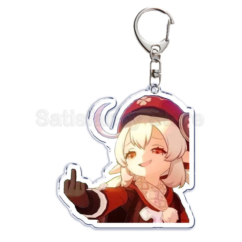 Móc khóa Hot Game Genshin Impact Móc chìa khóa Zhongli Venti Xiao Kazuha Phụ Kiện Dễ Thương Túi Mặt Dây Chuyền
