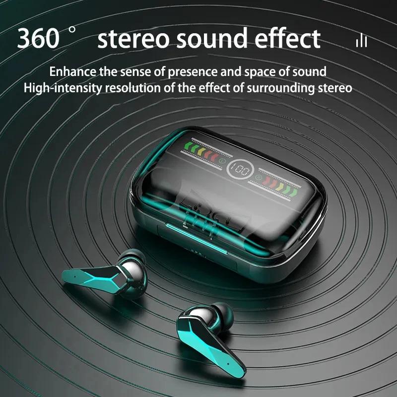 Tai Nghe bluetooth Không Dây m12 5.3 Âm Thanh hifi stereo Có mic