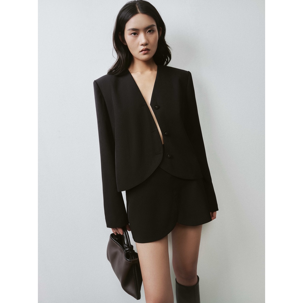 Set Blazer Trăng