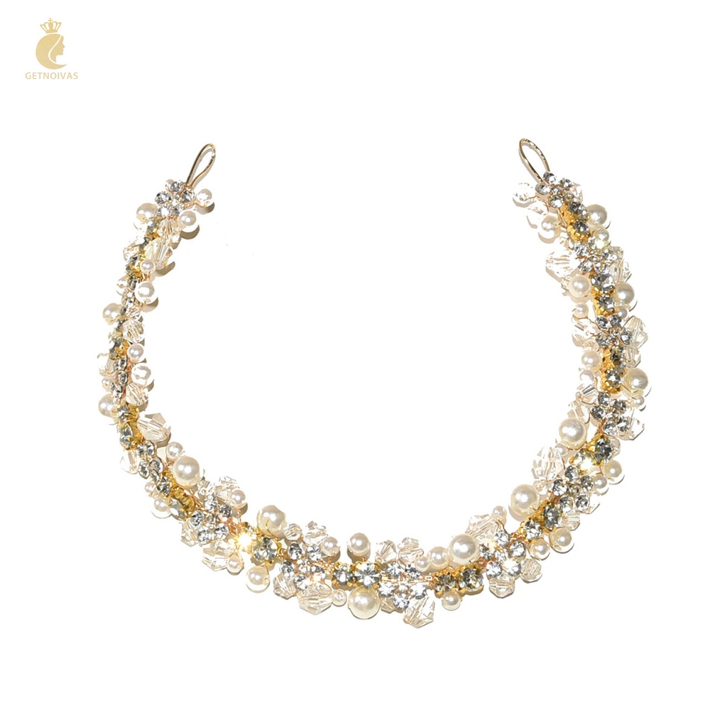 Cài Tóc Cô Dâu Đính Hạt Lấp Lánh Sang Trọng