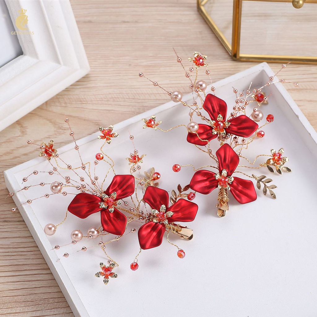 Kẹp tóc GETNOIVAS phong cách Hanfu thời trang cho cô dâu