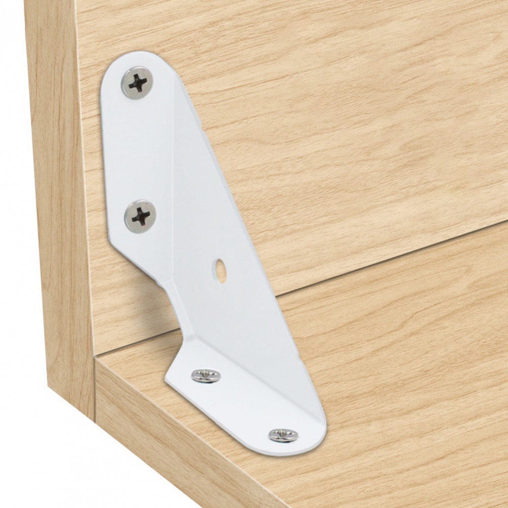 Corner Brackets L-shaped Multifunction White 4PCS Bracket Attachment Accessories
