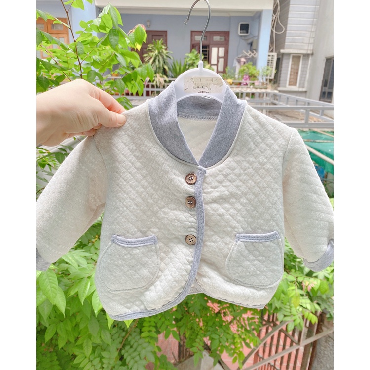 Minuby- Áo khoác trần bông kiểu dáng Bomber cho bé