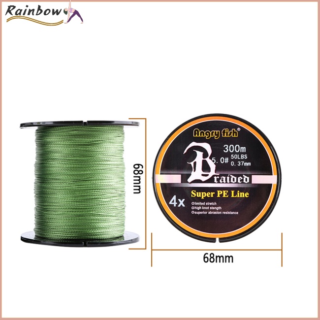 Cuộn Dây Câu Cá 4 Màu 300m / 328yds