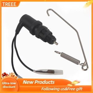 Treee Nút dừng công tắc phanh sau xe máy Assy Phù hợp cho YAMAHA YBR125 2007‑2014