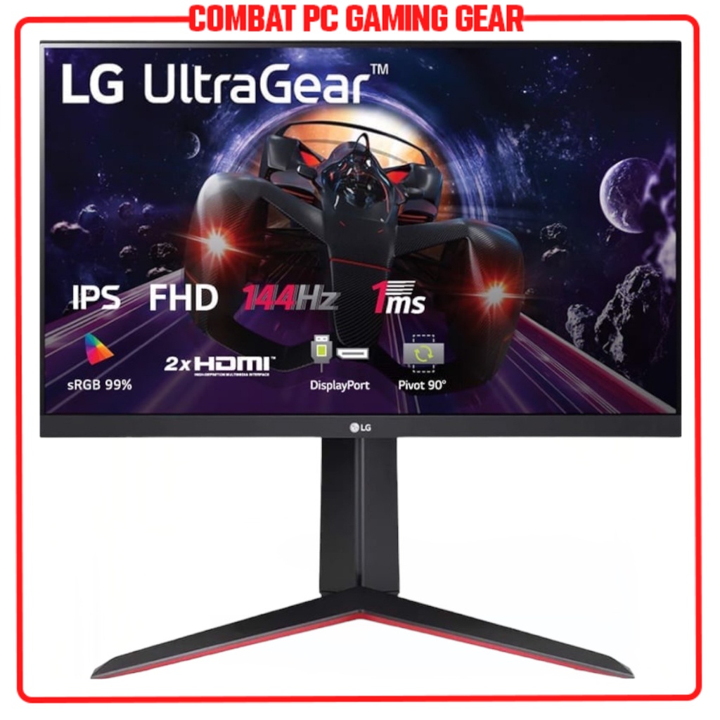 Màn Hình LG 24GN65R-B (24"/ IPS/FHD/144hz/1ms)