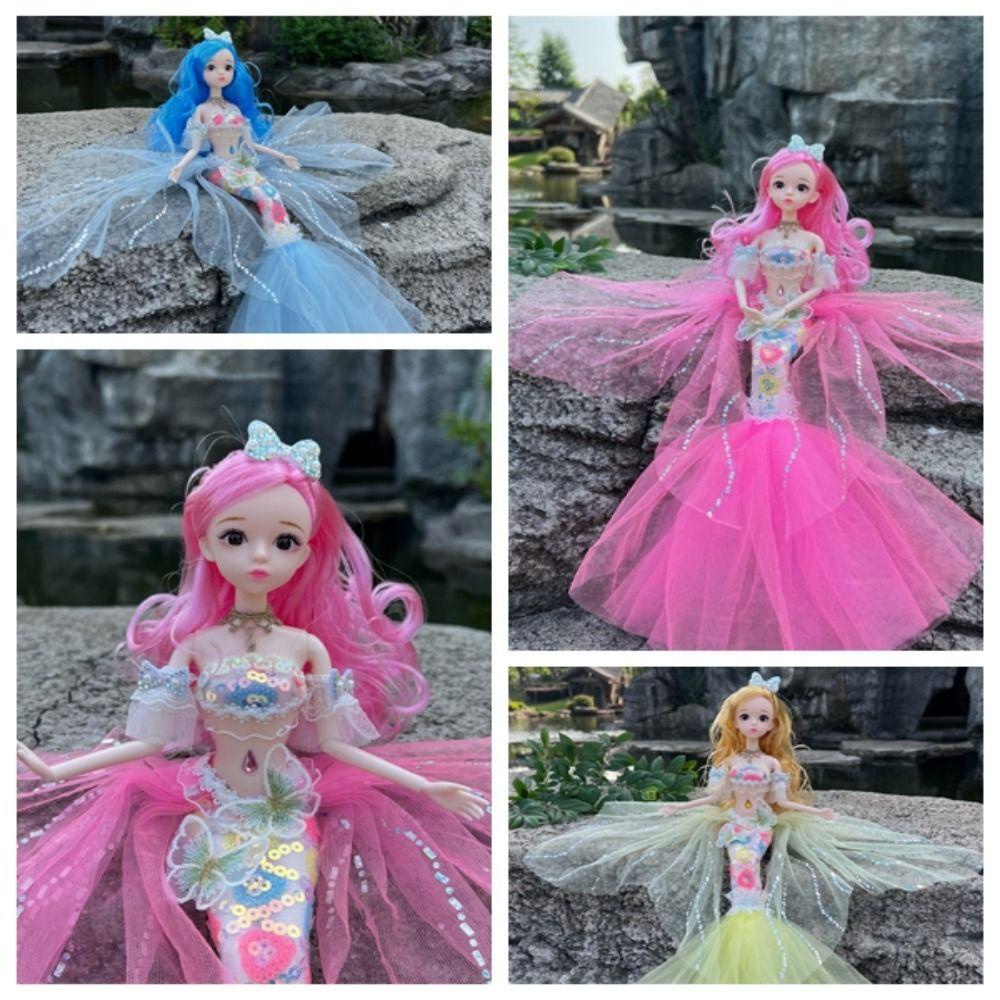 Mmluck Búp Bê Nàng Tiên Cá Biết Hát Nàng Tiên Cá Bằng Nhựa An Toàn Nhiều Màu Sắc Dễ Thương Có Thể Di Chuyển Đồ Chơi Nhà Tắm