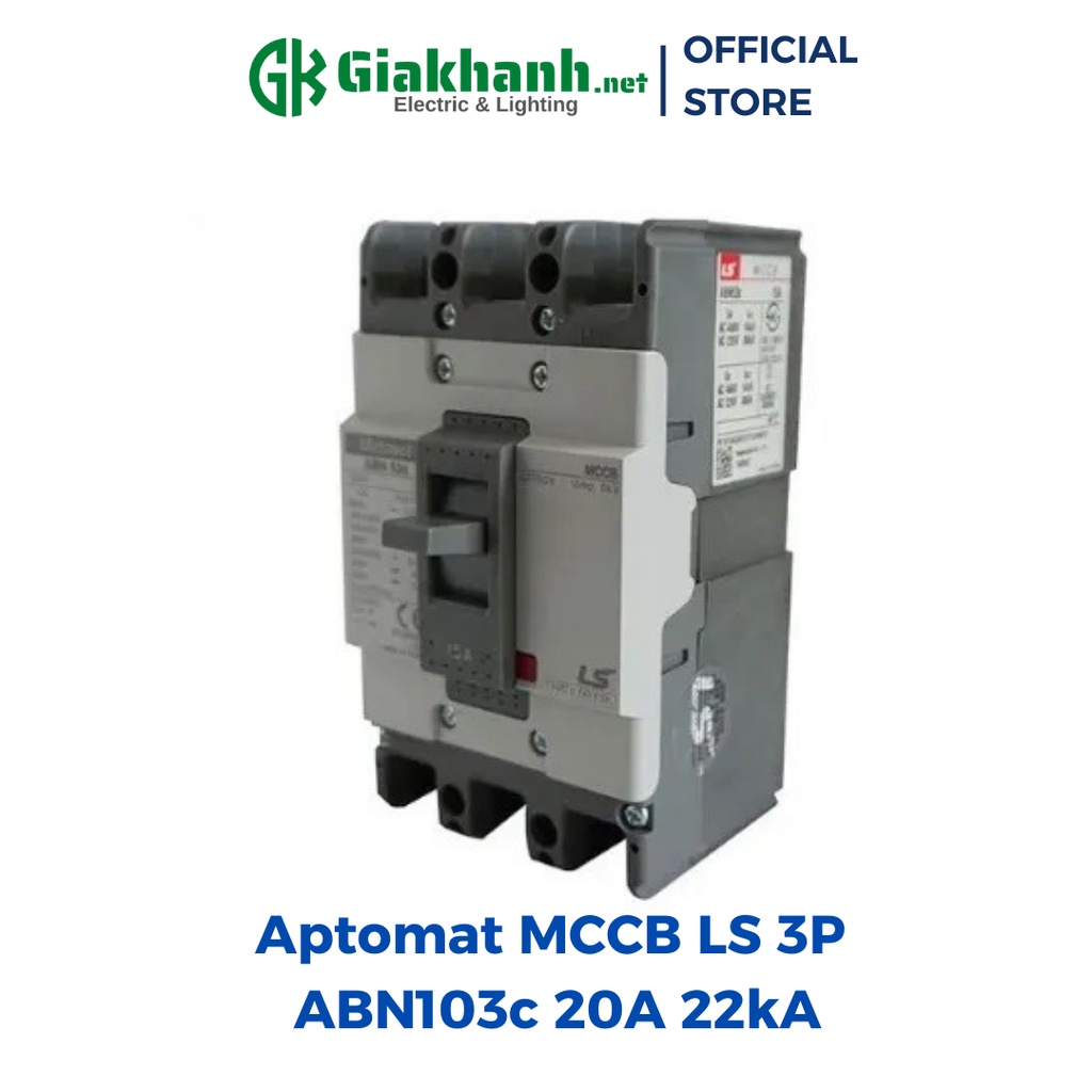 Aptomat MCCB LS 3P ABN103c 20A 22kA