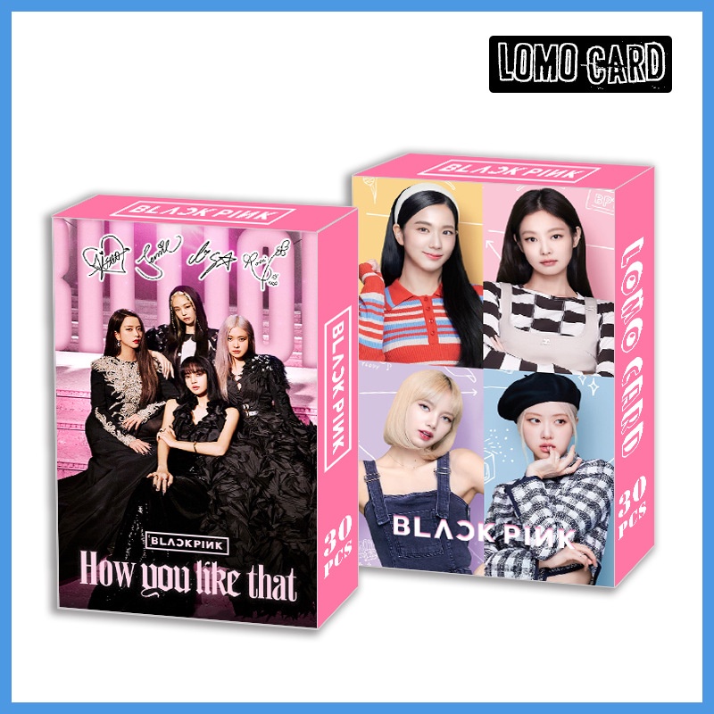 30 Cái / hộp BP Album HỒNG VENOM Lomo Card BPTG HỒNG Photocards Jennie Lisa Rose Jisoo BP Kpop Bưu Thiếp Vận Chuyển Nhanh YM