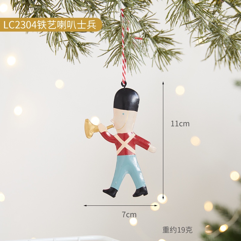 Phụ Kiện Treo Trang Trí Cây Thông Giáng Sinh Hình Ông Già Noel Dễ Thương