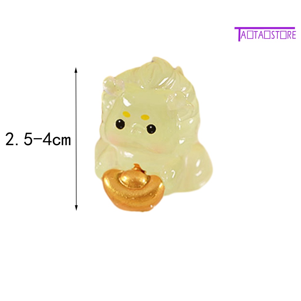 Tượng Rồng Dạ Quang mini Bằng Nhựa resin Họa Tiết Hoạt Hình Phát Sáng Trong Bóng Tối Trang Trí Tiểu Cảnh / Nhà Búp Bê diy