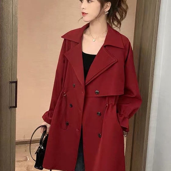 Áo Khoác Dáng Rộng Hai Hàng Nút Cài Phong Cách Thời Trang Mới 2023
