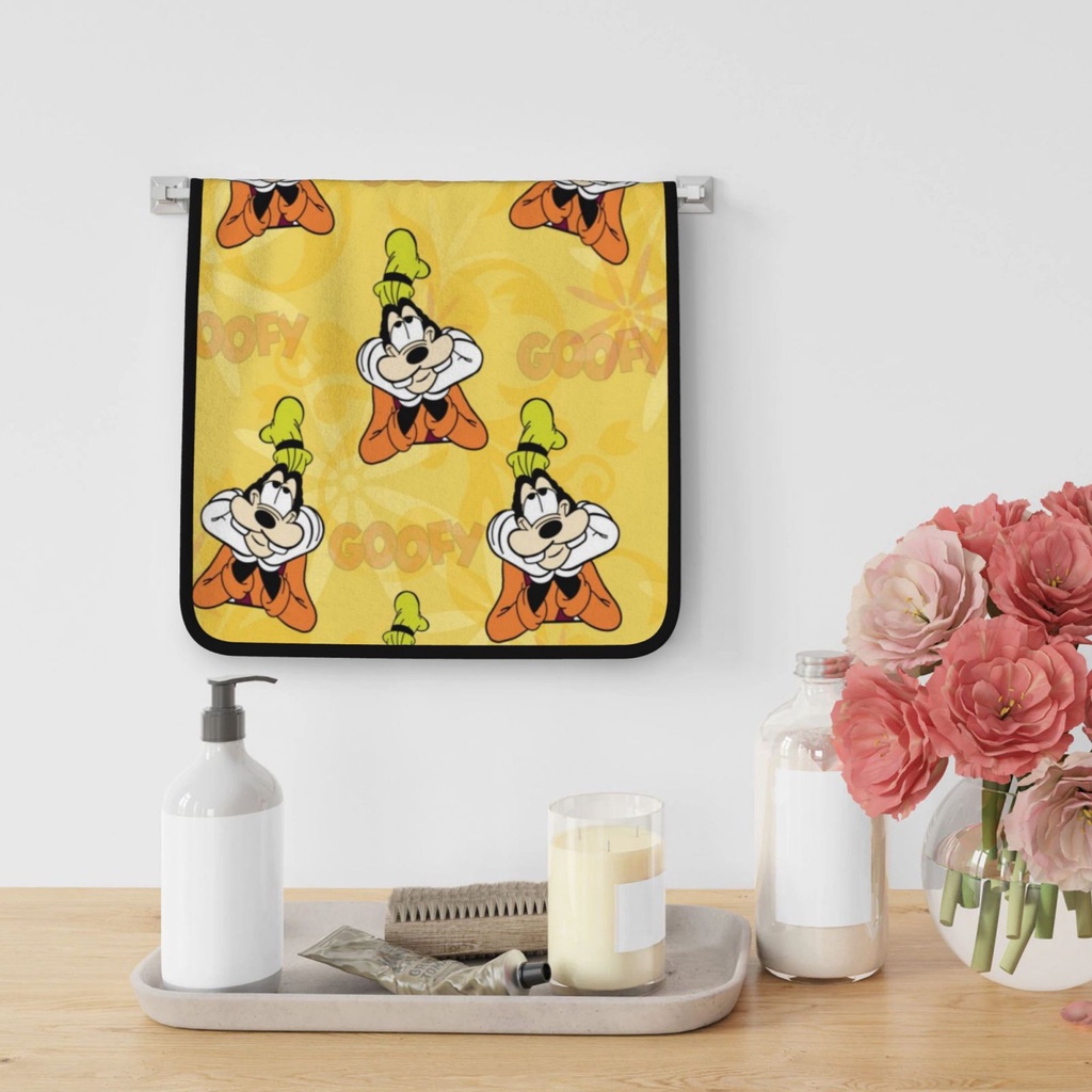 Goofy Khăn Tắm Vải Nhung San Hô Thấm Hút Tốt Kích Thước 40 * 70 cm