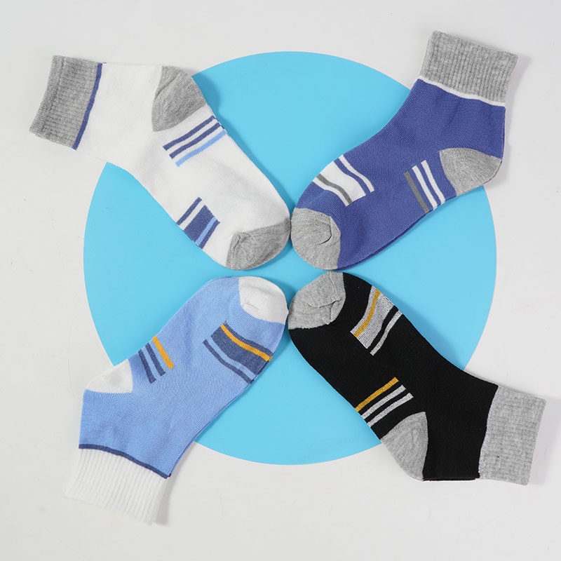 Vớ cotton Thể Thao Thấm Hút Mồ Hôi Chống Mùi Hôi Màu Sắc Thời Trang Cho Nam