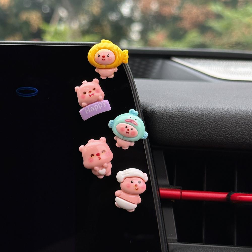 Loopy Miếng Dán Nhỏ Dễ Thương Sáng Tạo Trang Trí Bảng Điều Khiển Trung Tâm Xe Hơi