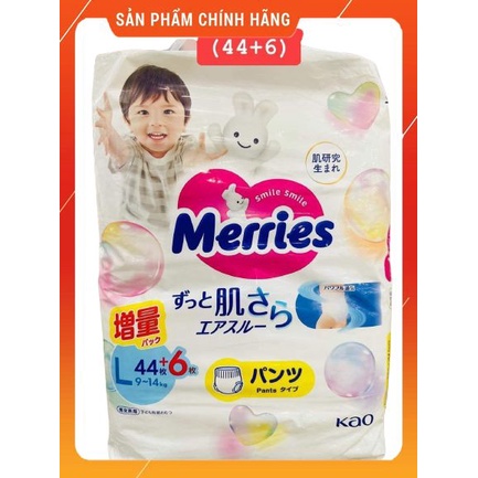 Tã bỉm MERRIES nội địa Nhật dán/quần NB82/S76/M60/M58/L50/XL44 Mama Baby VN