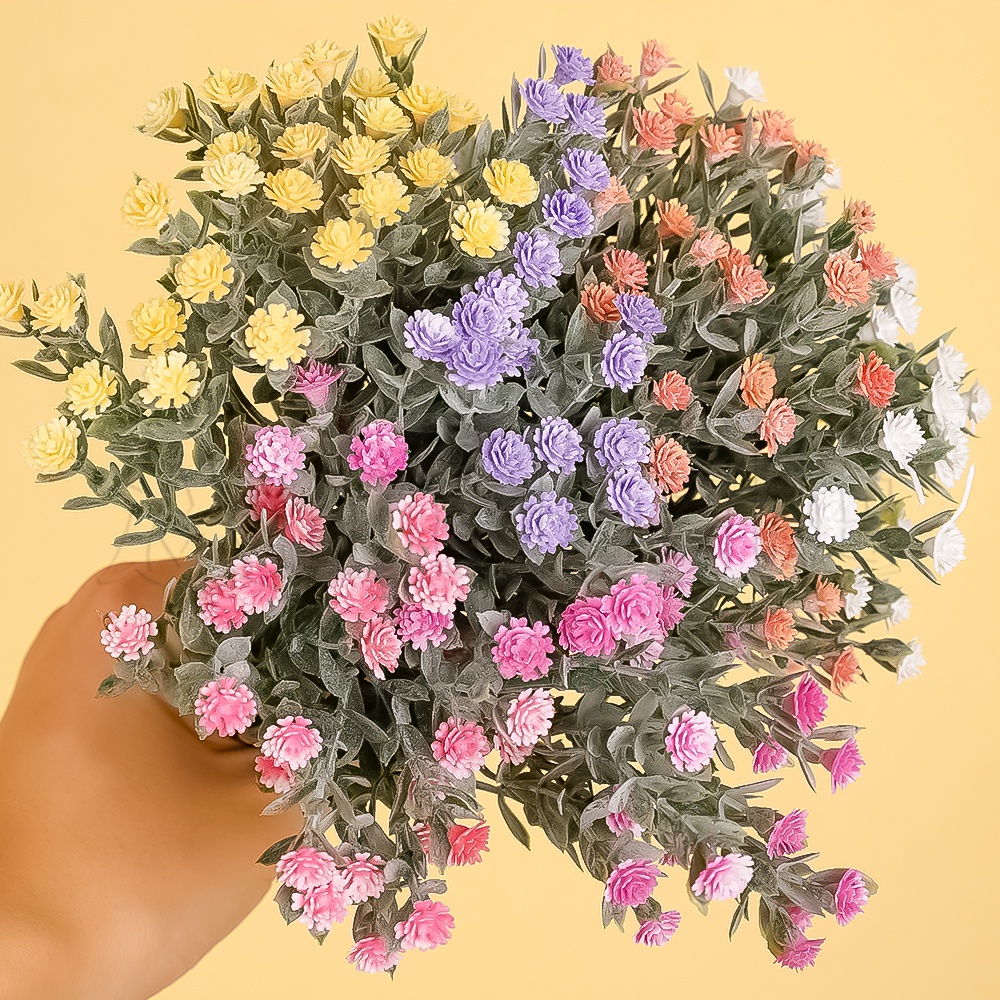 Hoa giả Mini DIY Bình hoa trang trí vòng hoa / Cảm ứng thực sự lãng mạn Hoa đầy sao hoa / Trang trí tiệc cưới tại nhà / Bông hoa Gypsophila nhân tạo thanh lịch