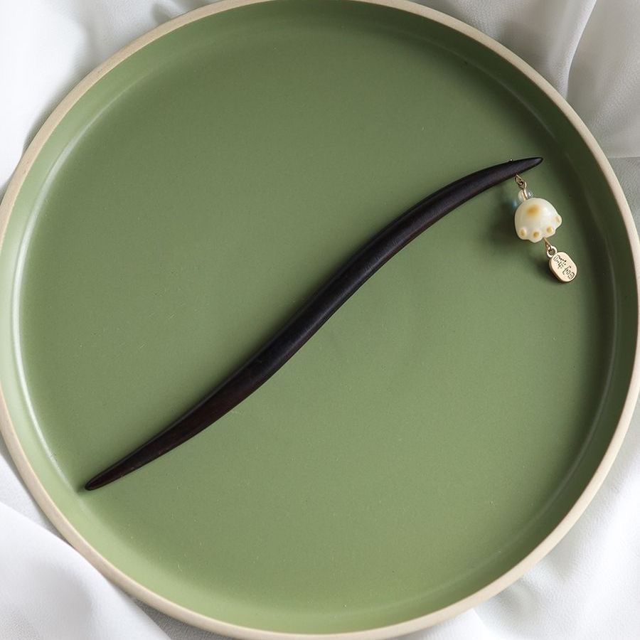 Kẹp Tóc Bằng Gỗ Hình Mèo Dễ Thương Phong Cách Mới 2023