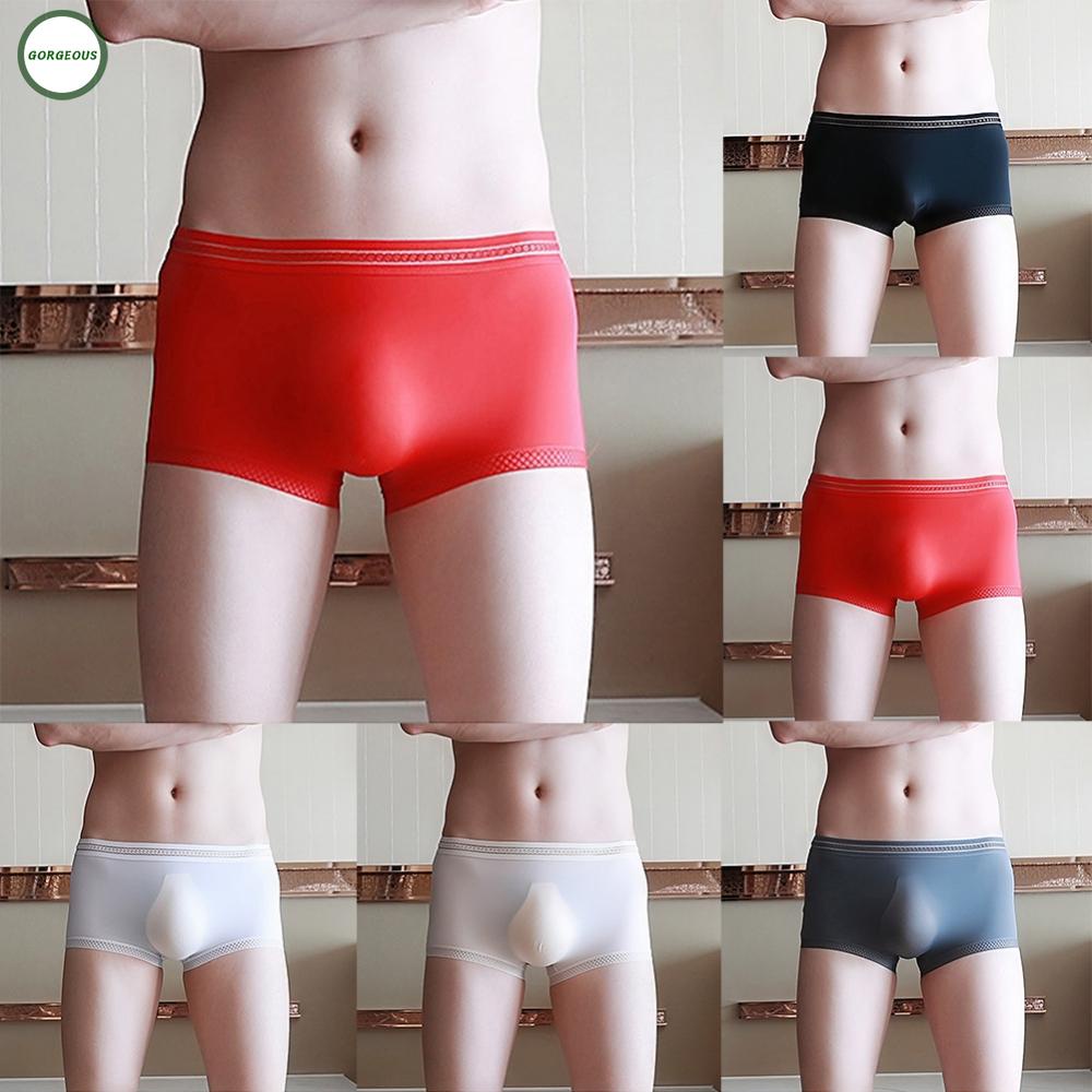 New Coming~Underwear Breathable Underpants Low Rise Bikini Male Panties See-through Pouch#Home Essentialses