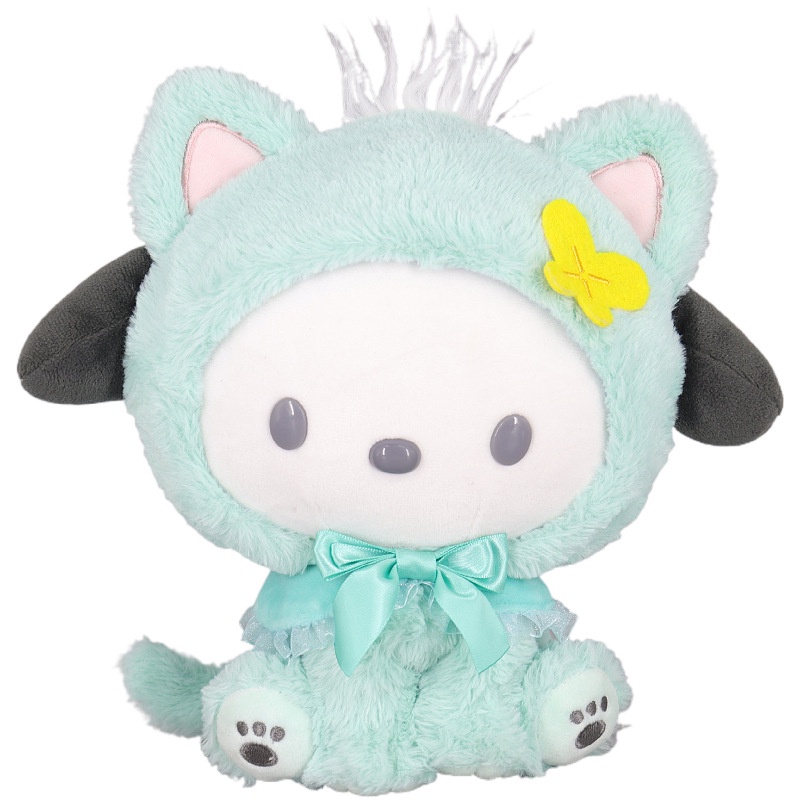 Đồ chơi nhồi bông Hình Mèo sanrio kuromi cinnamoroll Poacco melody Dễ Thương
