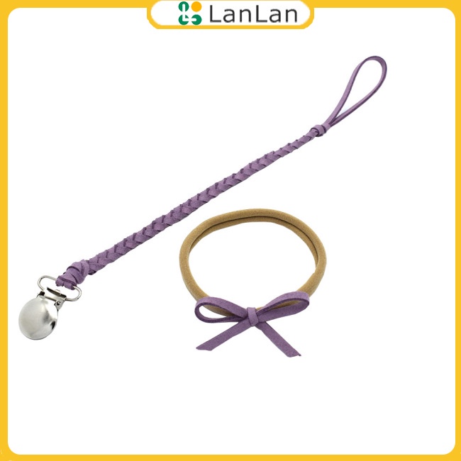 Bộ 2 Kẹp Ti Giả + Dây Xích + Băng Đô Cài Tóc Xinh Xắn Cho Bé