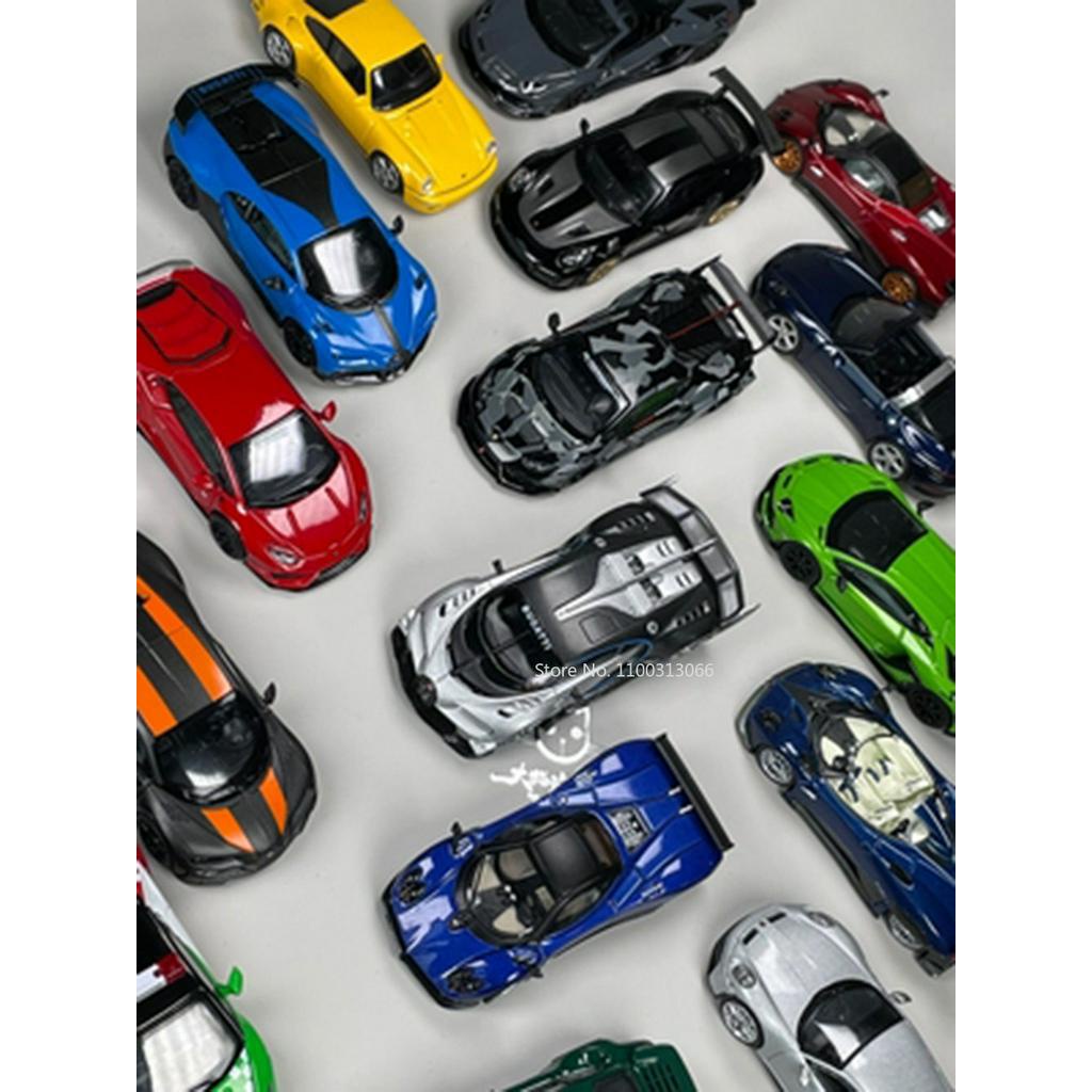 Tsm minigt 1:64 lambor bugatti pagani đồ chơi ô tô mô hình tặng oto