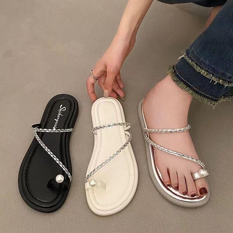 Dép sandal nữ xỏ ngón đế mềm thời trang Pháp