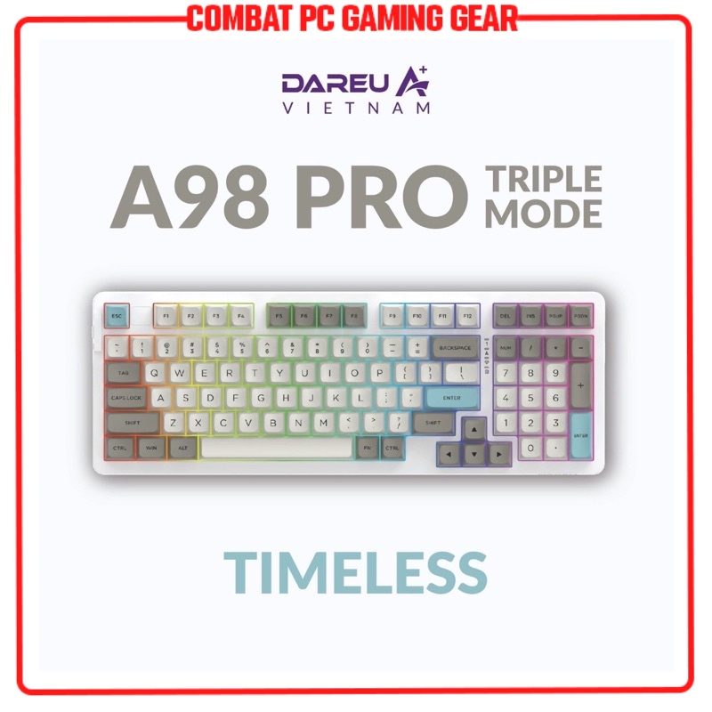 Bàn phím cơ không dây Dareu A98 PRO  hàng chính hãng