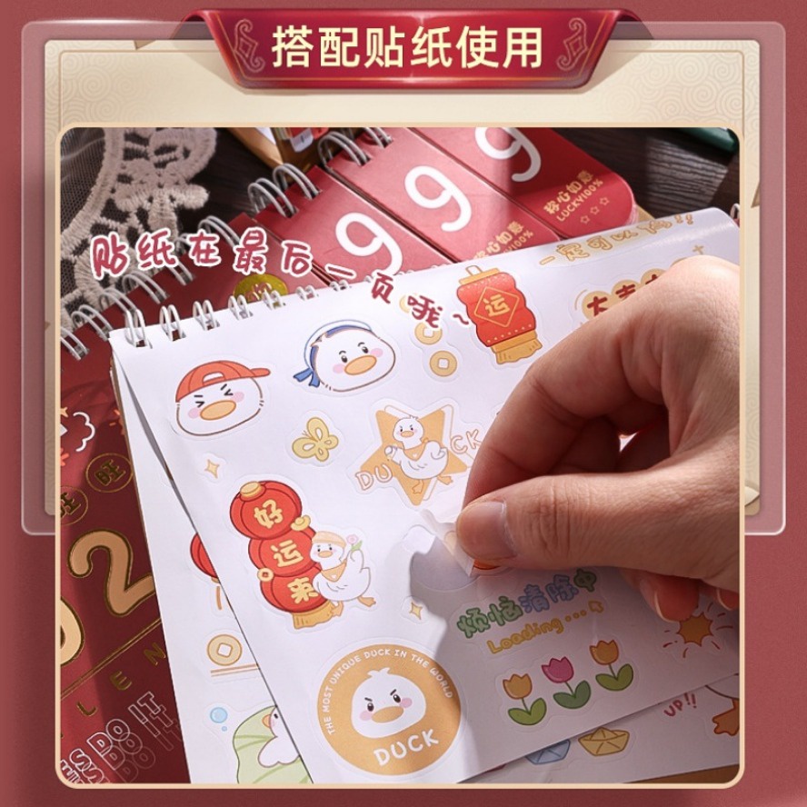 Lịch Để Bàn 3 Trong 1 Phong Cách Trung Hoa Mới 2024