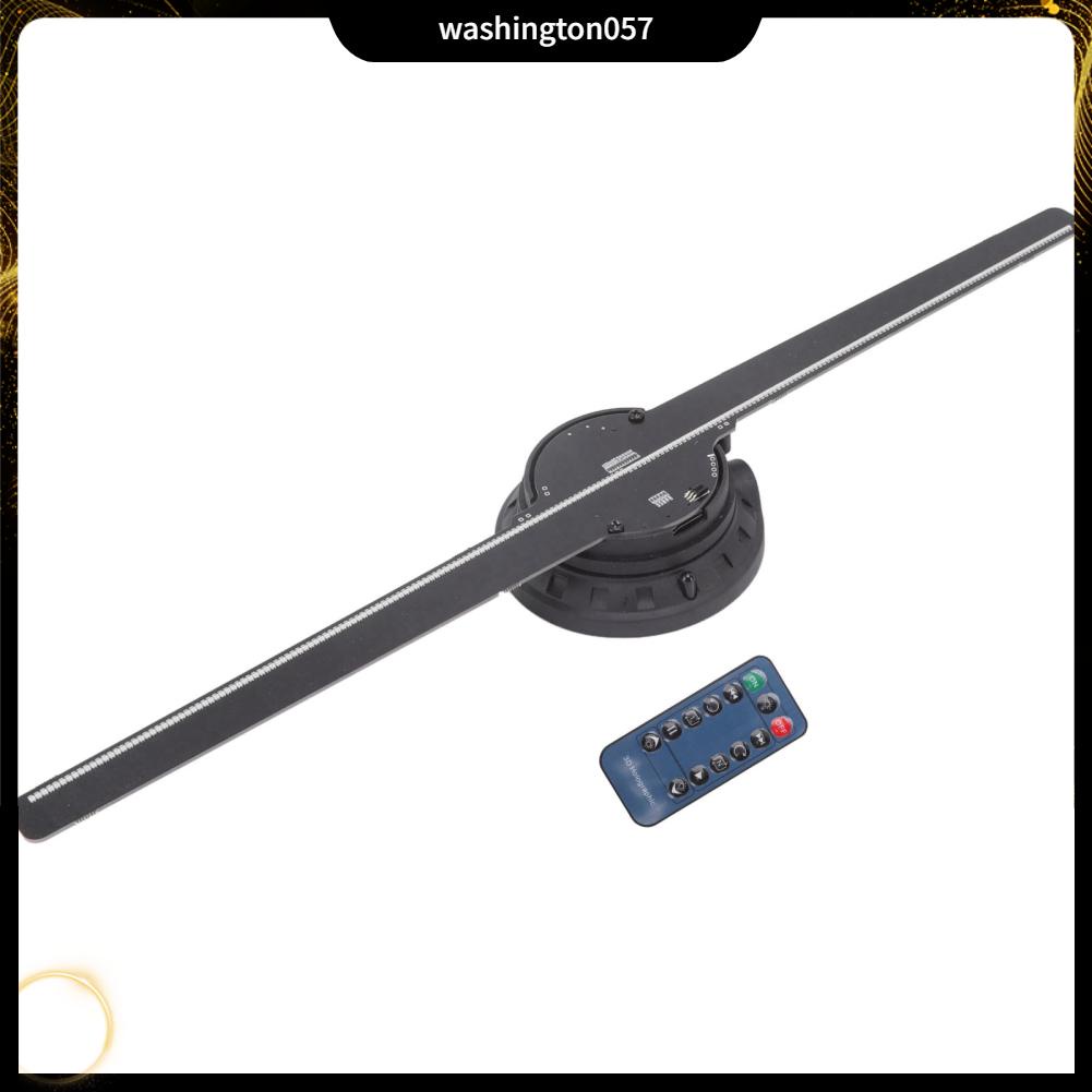 Washington057 Màn hình ba chiều 3D Máy chiếu ảnh không khí LED 224 cho cửa hàng triển lãm quảng cáo 100‑240V 16 5 inch