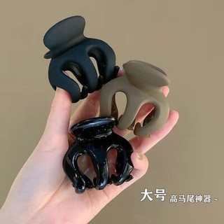 Kẹp Tóc Đuôi Ngựa Màu Đen Phong Cách Hàn Quốc