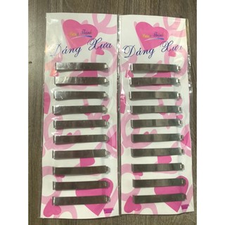 1 vỉ cặp tóc 3 lá kẹp tóc dành cho các bà các mẹ thời xưa