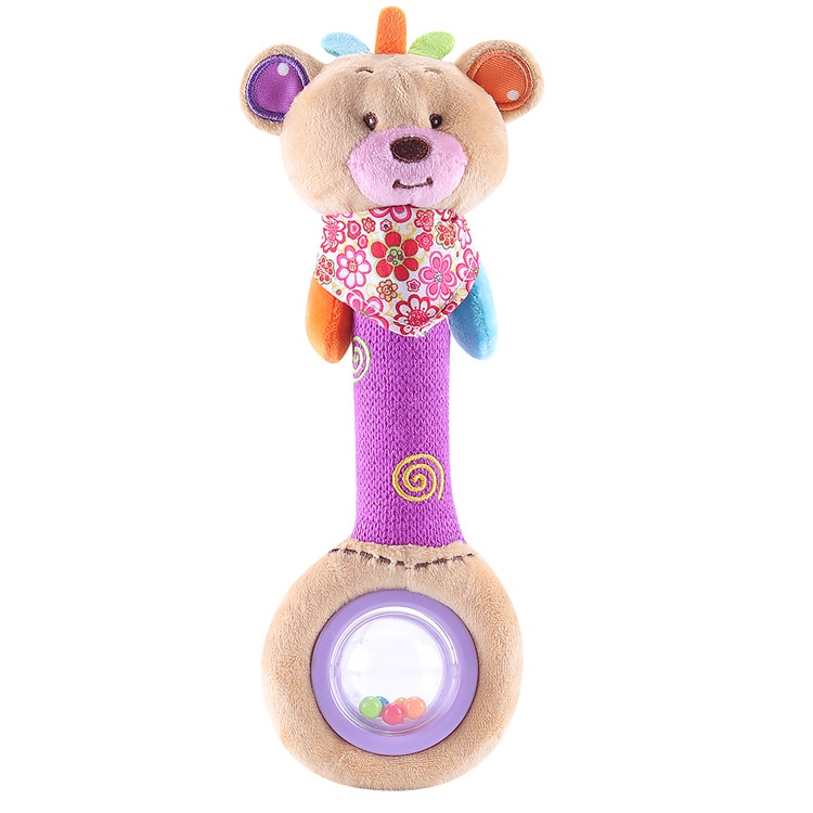 Đồ Chơi Lục Lạc Lắc Tay Hình Thú Nhồi Bông Mềm Mại Đáng Yêu Cho Bé