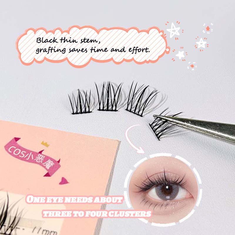 Lông Mi Giả Tự Nhiên LIKEFE Chuyên Nghiệp 11mm-12mm 5 Màu Tùy Chọn