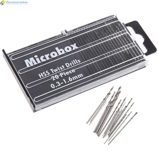 Set 20 Mũi Khoan mini 0.3mm-1.6mm