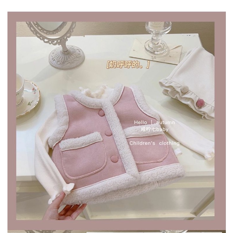 Áo Khoác Thời Trang Thu Đông Mới 2023 Cho Bé Gái