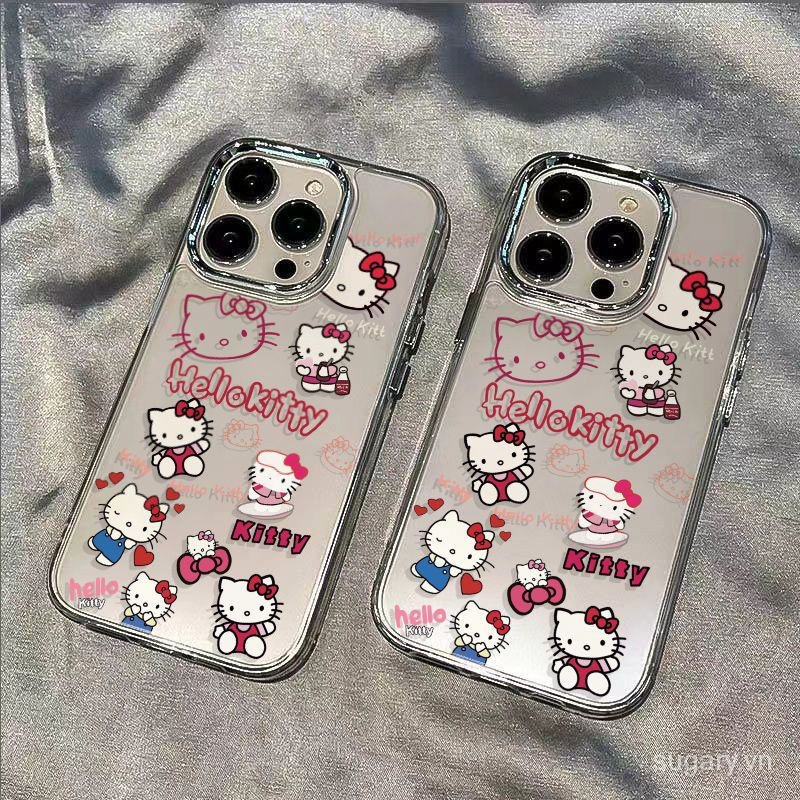 Hoạt Hình Ốp Điện Thoại hello kitty Cho iphone 15Promax 14promax max 13Promax 12Promax 11Promax xr x Xsmax 7plus 8plus 15plus 14plus