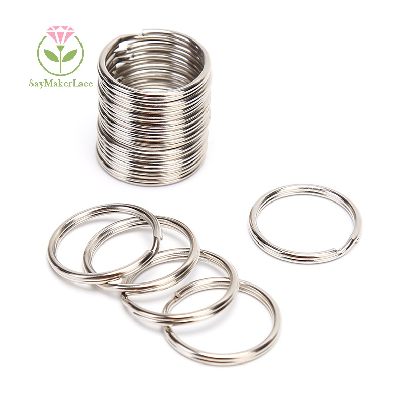Set 100 Móc Khóa Kim Loại Tự Làm Vòng Nhẫn Tiện Dụng