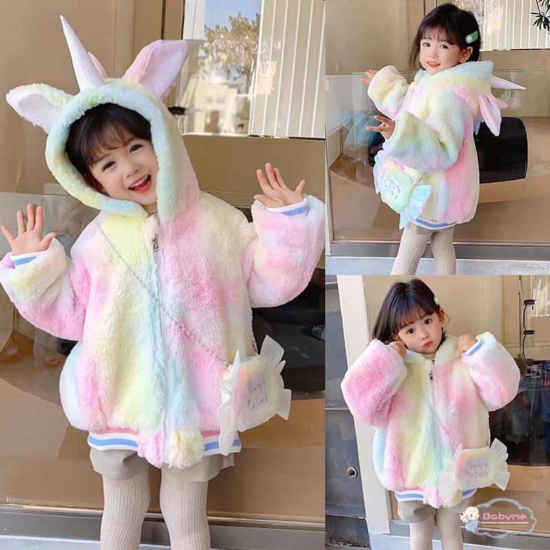 Áo Khoác sweater Phồng Siêu Dễ Thương Phóng Đại Hợp Thời Trang Cho Bé Gái