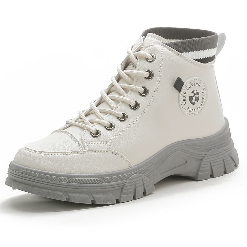 Giày Bốt martin Da Bò Thật Đế Mềm Nhẹ Chống Trượt Thoải Mái Thời Trang Mùa Thu 2023 Cho Nữ