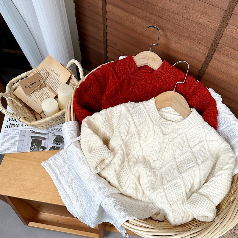 Áo sweater Dáng Rộng Màu Trơn Thời Trang Thu Đông Cho Bé Gái Màu Sắc