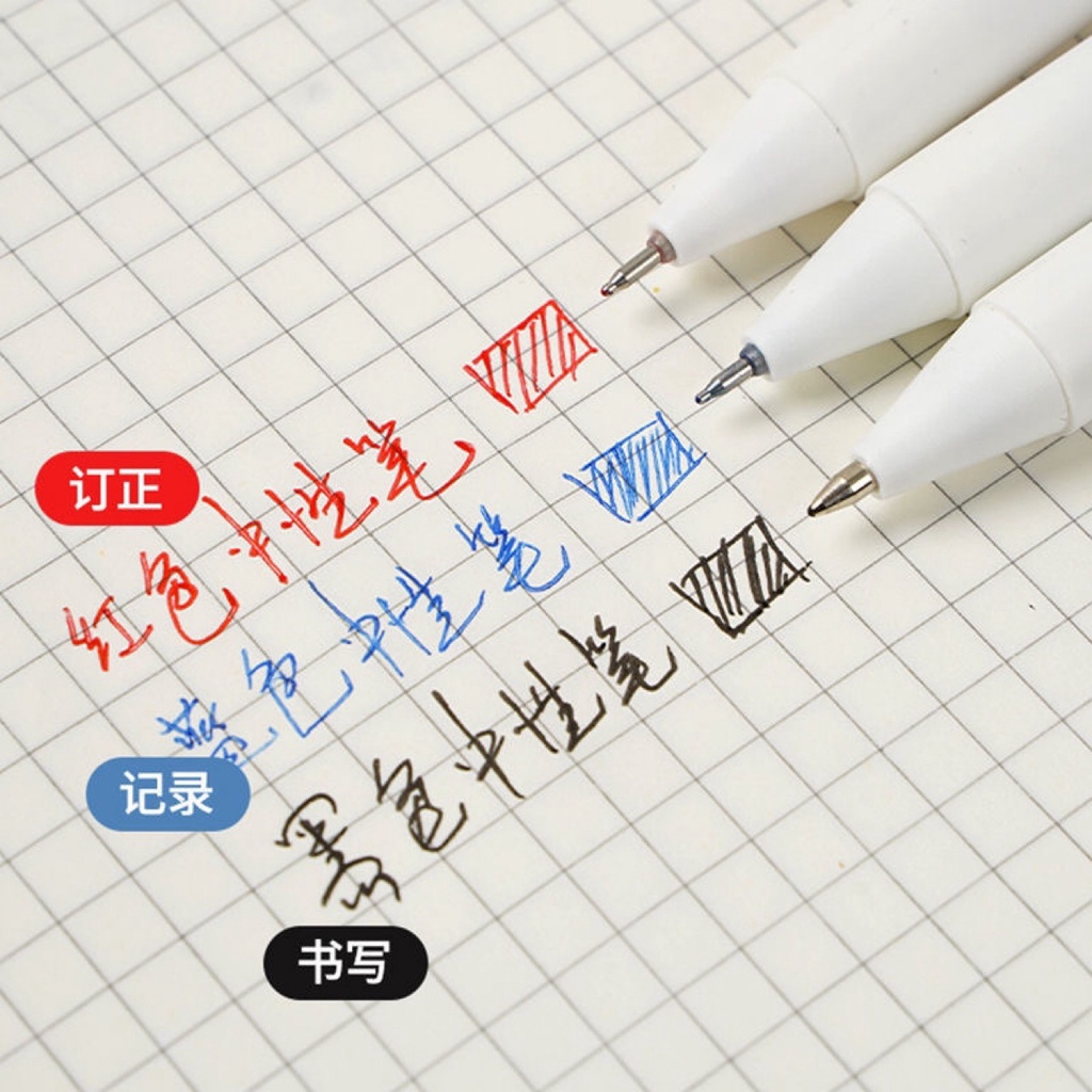 Bút Nước Đen Dạng Nhấn Nhanh Khô Ngòi 0.5MM