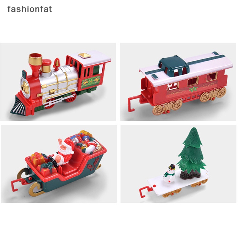 Đồ Chơi Tàu Lửa Điện Tử Trang Trí Cây Thông Noel Khung Đường Ray Xe Lửa Có Đèn Và Nhạc Quà Tặng Giáng Sinh