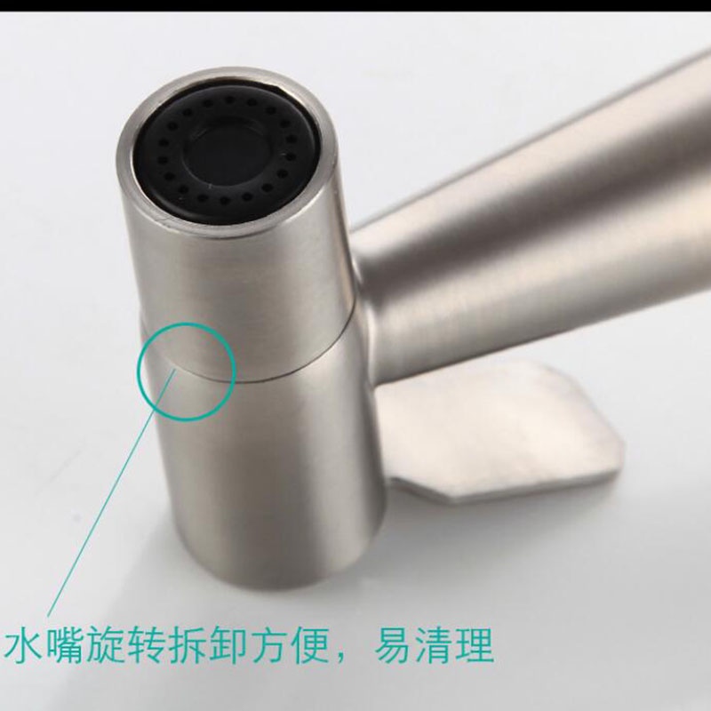 Vòi Xịt Nước toilet Cầm Tay Bằng Thép Không Gỉ Màu Bạc Tự Làm Sạch f1vn