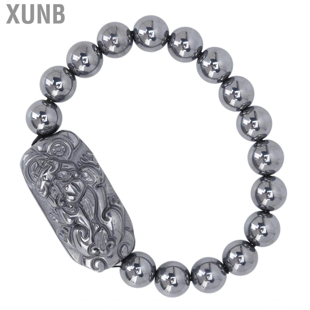 Xunb Terahertz Round Beads Bracelet Energy Stone Healing Bracele JFF