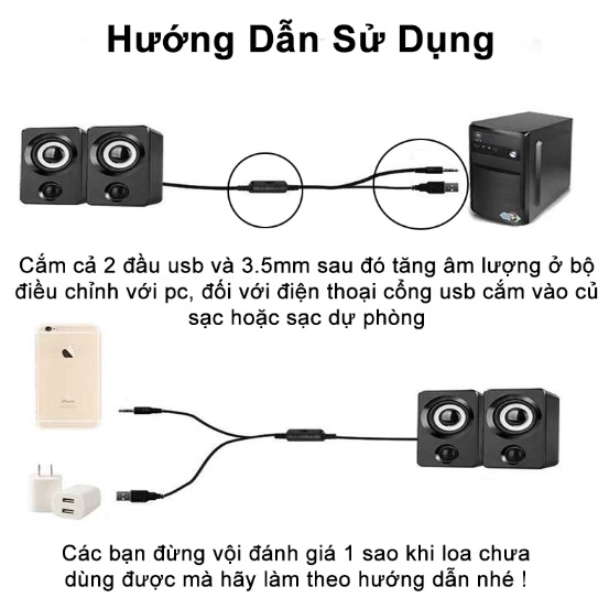 Loa Máy Tính Để Bàn mini Chất Lượng Cao